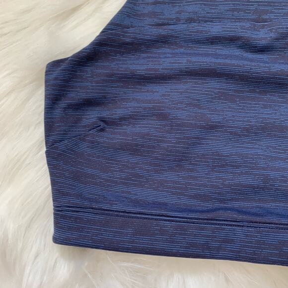 Outdoor Voices High Neck Cropped Blue Spacedye Tank Small - Picture 3 of 6